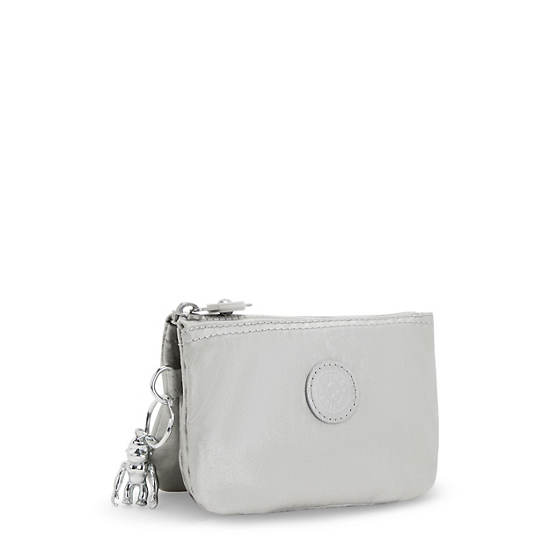 Kipling Creativity Small Metallic Pouch Çanta Gümüş | TR 1106PJ